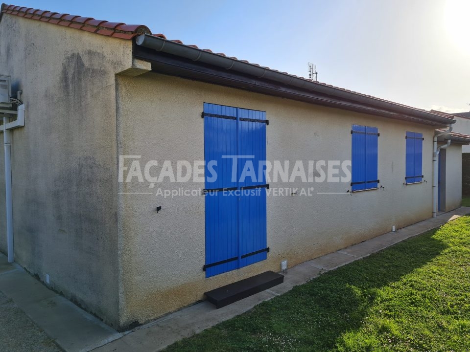 Ravalement façades d'une maison à Aussillon, 81200, Tarn