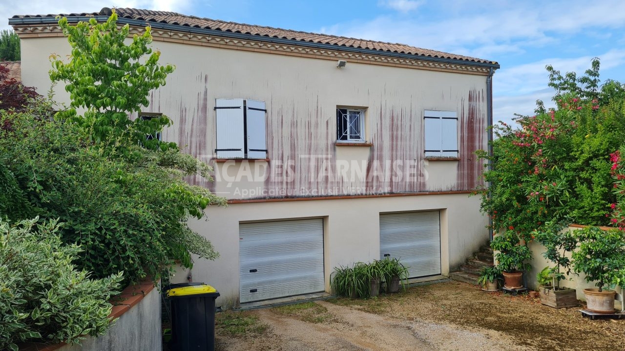 Nettoyage façade d'une maison à Lavaur, 81500, Tarn